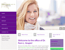 Tablet Screenshot of ferngrapinmd.com